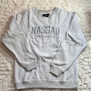 Gray Nassau Bahamas Sweater